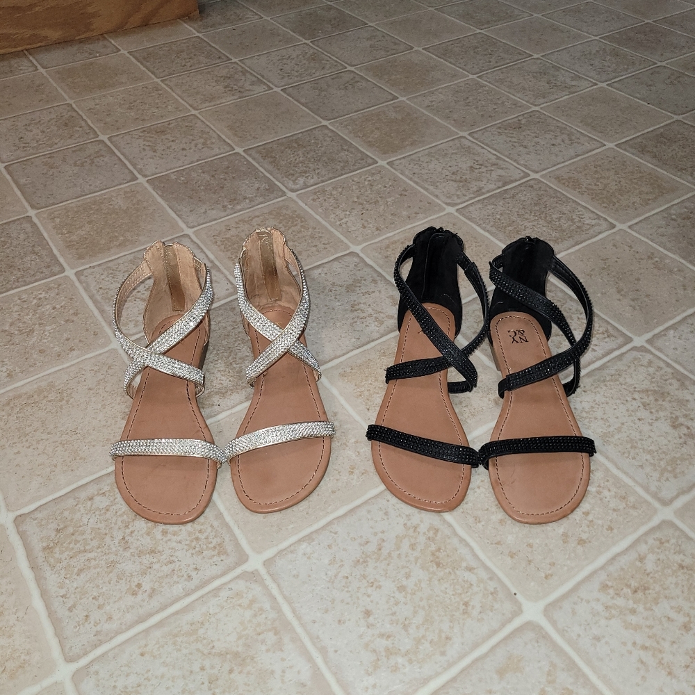 Strappy Glitzy Sandals
